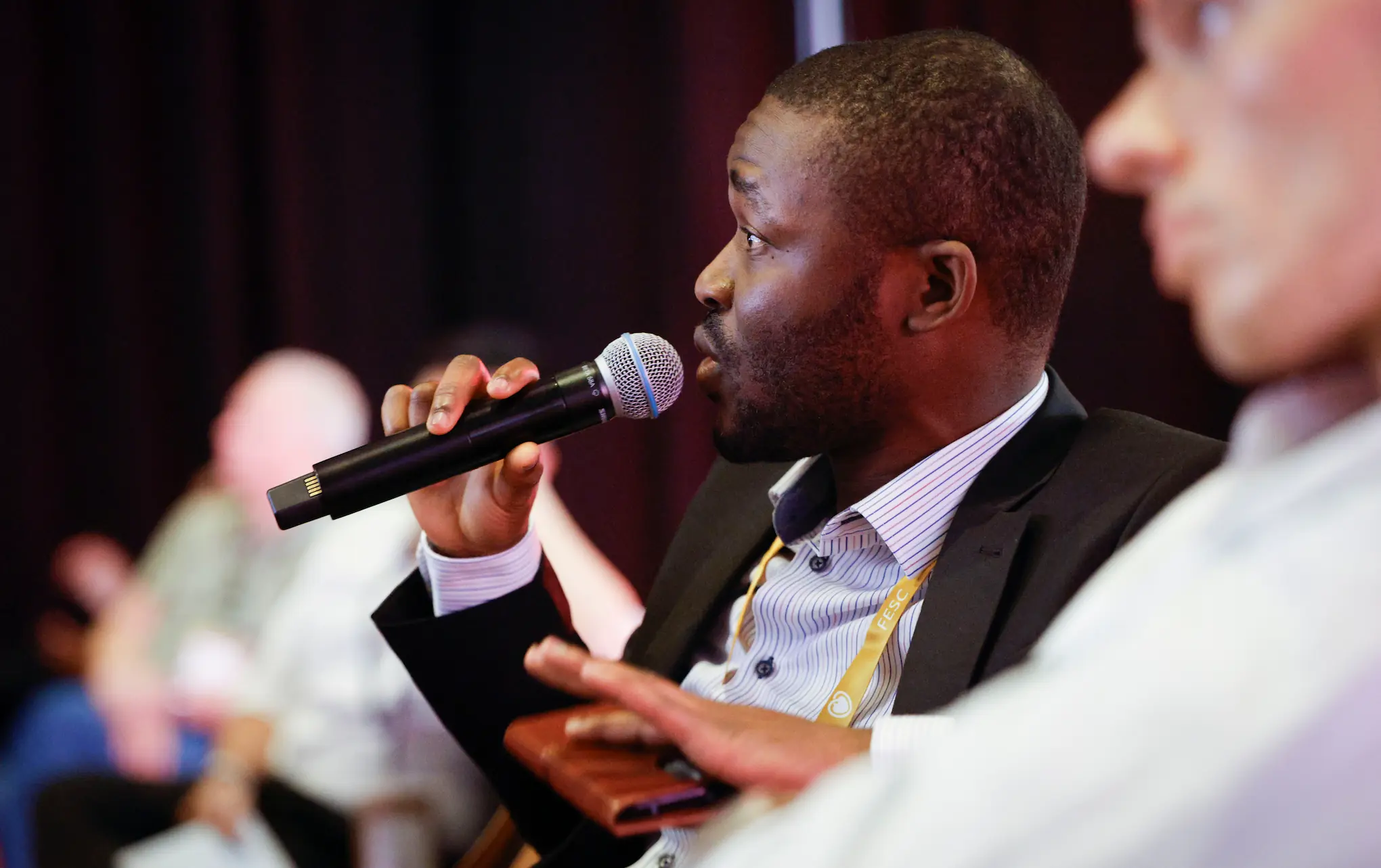 Agbaje at the ESC congress, London